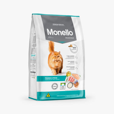 Monello Adult Cat Hairball ( Chicken and Fish Flavor) - 1kg